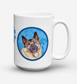 Norwegian Elkhound #1 Coffee Mug 15 oz