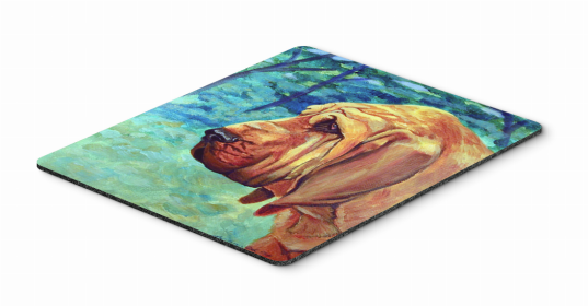 Bloodhound Dog Art Hot Pad or Trivet