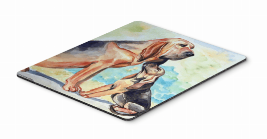 Bloodhound 1 Dog Art Hot Pad or Trivet