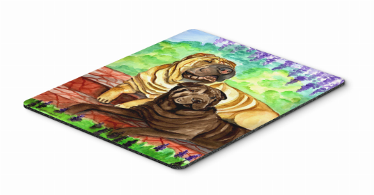 Shar Pei Dog Art Hot Pad or Trivet