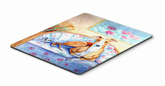 Whippet Dog Art Hot Pad or Trivet