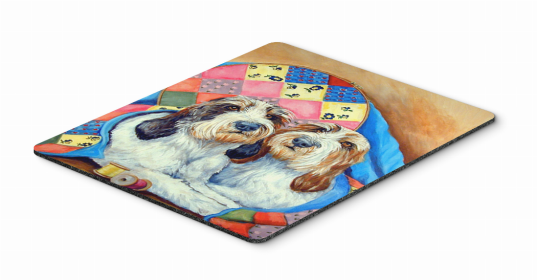 Petit Basset Griffon Vendeen Dog Art Hot Pad or Trivet