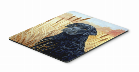 Curly Coated Retriever Dog Art Hot Pad or Trivet