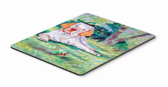 Clumber Spaniel Dog Art Hot Pad or Trivet