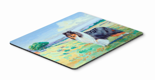 Collie Dog Art Hot Pad or Trivet