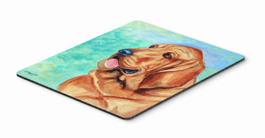 Bloodhound Dog Art Hot Pad and Trivet