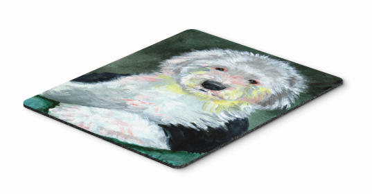 Old English Sheepdog Dog Art Mouse Pad