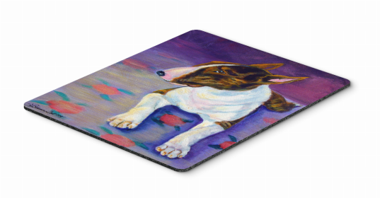 Bull Terrier 1 Dog Art Hot Pad or Trivet