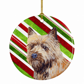 Cairn Terrier #2 Christmas Candy Ceramic Ornament