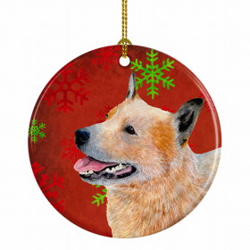 Australian Cattle Dog Christmas Snowflakes Ornament