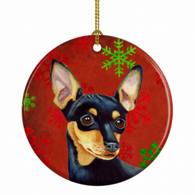 Min Pin Christmas Snowflakes Ornament