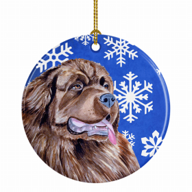 Newfoundland Winter Snowflakes Ornament