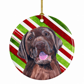 Labrador Retriever #4 Christmas Candy Ceramic Ornament