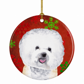 Bichon Frise Christmas Snowflakes Ornament