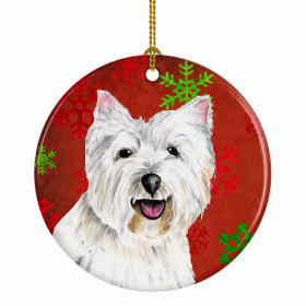 West Highland White Terrier #2 Christmas Snowflakes Ornament