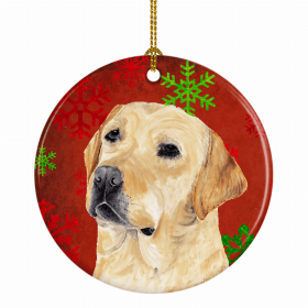 Labrador Retriever #3 Christmas Snowflakes Ornament