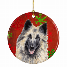 Belgian Tervuren Christmas Snowflakes Ornament