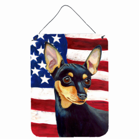 Min Pin USA American Flag Wall or Door Hanging Prints