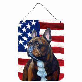 French Bulldog #3 USA American Flag Wall or Door Hanging Prints