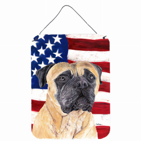 Mastiff USA American Flag Wall or Door Hanging Prints