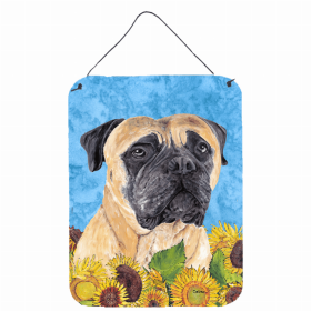 Mastiff Summer Flowers Design Wall or Door Hanging Prints