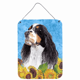 Springer Spaniel 1 Summer Flowers Design Wall or Door Hanging Prints