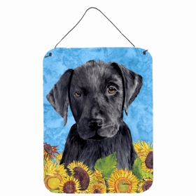 Labrador Retriever 1 Summer Flowers Design Wall or Door Hanging Prints