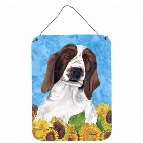 Welsh Springer Spaniel Summer Flowers Design Wall or Door Hanging Prints