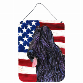 Briard USA American Flag Wall or Door Hanging Prints