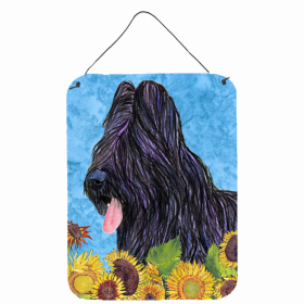 Briard Summer Flowers Design Wall or Door Hanging Prints