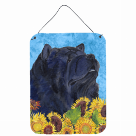 Chow Chow Summer Flowers Design Wall or Door Hanging Prints