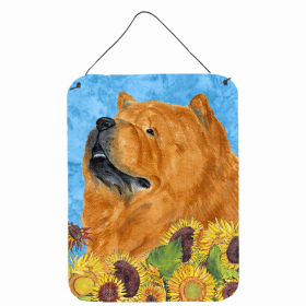 Chow Chow 1 Summer Flowers Design Wall or Door Hanging Prints