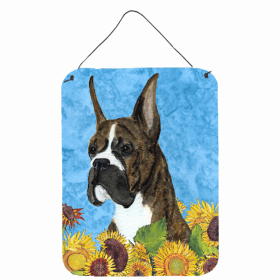 Boxer Summer Flowers Design Wall or Door Hanging Prints