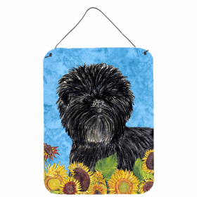 Affenpinscher Summer Flowers Design Wall or Door Hanging Prints