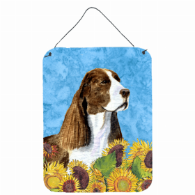 Springer Spaniel Summer Flowers Design Wall or Door Hanging Prints