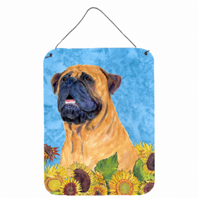 Bullmastiff 1 Summer Flowers Design Wall or Door Hanging Prints