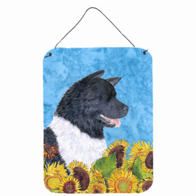 Akita Summer Flowers Design Wall or Door Hanging Prints