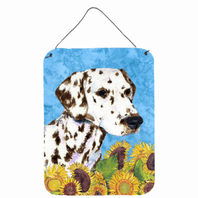 Dalmatian 1 Summer Flowers Design Wall or Door Hanging Prints