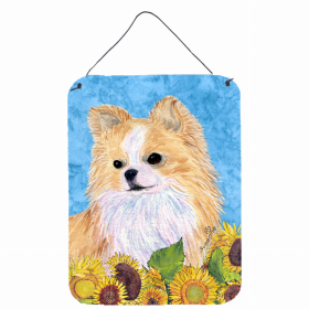 Chihuahua 1 Summer Flowers Design Wall or Door Hanging Prints