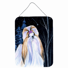 Shih Tzu Starry Night Art Wall or Door Hanging Prints