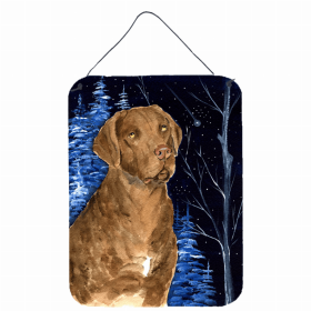 Chesapeake Bay Retriever 1 Starry Night Art Wall or Door Hanging Prints