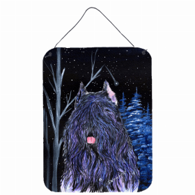 Bouvier des Flandres Starry Night Art Wall or Door Hanging Prints