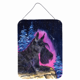 Scottish Terrier Starry Night Art Wall or Door Hanging Prints