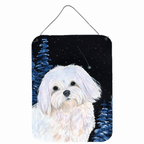 Maltese 1 Starry Night Art Wall or Door Hanging Prints