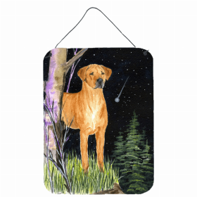 Rhodesian Ridgeback Starry Night Art Wall or Door Hanging Prints