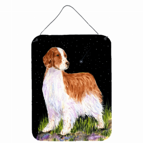 Welsh Springer Spaniel Starry Night Art Wall or Door Hanging Prints