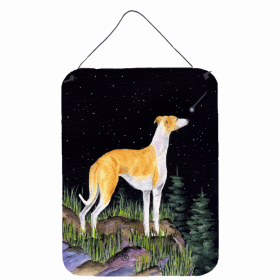 Whippet Starry Night Art Wall or Door Hanging Prints