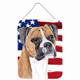 Boxer USA American Flag Wall or Door Hanging Prints