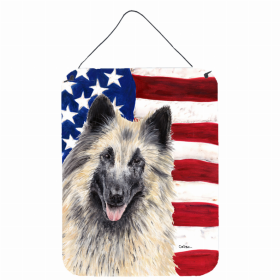 Belgian Tervuren USA American Flag Wall or Door Hanging Prints