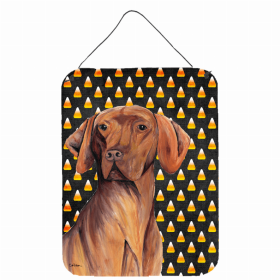 Vizsla #2 Candy Corn Halloween Design Wall or Door Hanging Prints